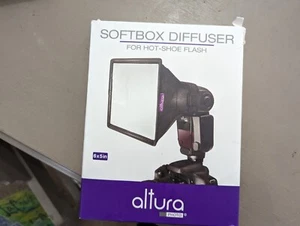 Herramientas de fotografía de luz difusora de flash Softbox portátil plegable Speedlight - Imagen 1 de 3