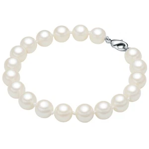 luluandjane Damen Perlen-Armband Messing Muschelkernperle - Bild 1 von 3