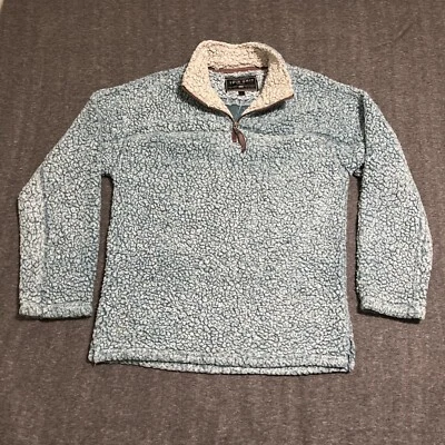 American Outdoor Co. True Grit Women’s Blue Sherpa Pullover Sz S - Изображение 1 из 4