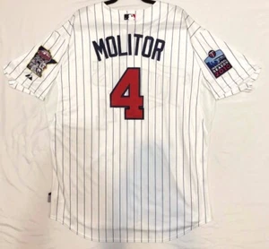 Authentic Majestic SZ. 48 XL, MINNESOTA TWINS, PAUL MOLITOR, COOL BASE Jersey - Picture 1 of 8