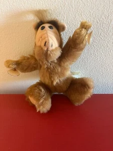 Vintage Alf 7 Zoll Plüsch Fenster Klammer Saugnapf Stofftier 1988 Alien - Bild 1 von 3