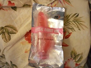 Adam & Eve Brand New Sealed Pink Crystal Rabbit Vibrator - Picture 1 of 3