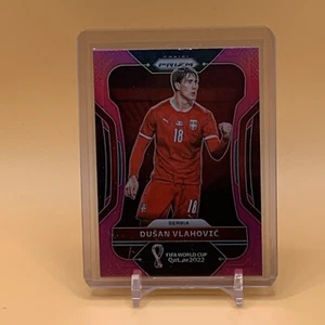 2022 Panini Prizm World Cup Qatar Pink Prizm Dusan Vlahovic #255 - Picture 1 of 1