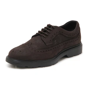 N4137 SCARPA ALLACCIATA DONNA HOGAN H393 WOMAN NABUK SHOES - Picture 1 of 4