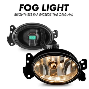 Fits For MERCEDES-BENZ 2008-2012 Fog Bumper Lights Driving Lamps & Left Right 2x - Picture 1 of 11
