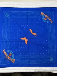 BONNAROO 2013 Music & Arts Festival Manchester,TN Bandana BLUE/ORANGE USED - Picture 1 of 8