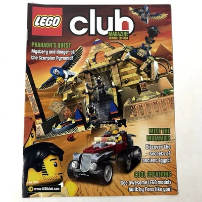 Lego Club Magazine Issue 1 Year 2011 School Edition Pharaohs Quest Catalog Book - Image 1 of 4