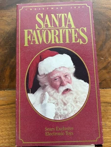 Sears Santa Favorites VHS Tape - Electronic Toys Catalog Christmas 1987 - Picture 1 of 4