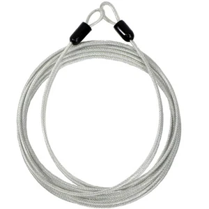 4 Foot 3mm Braided Steel Coated Security Cable Luggage Lock Safety Cable Wire... - Picture 1 of 6
