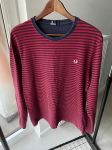 Auténtico Fred Perry Ska Mod. LS Sudadera Hombre Talla L - Imagen 1 de 10
