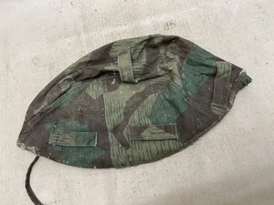 HELMBEZUG TARNBEZUG WENDBAR WEHRMACHT HG DIVISION MUSEUM WIE ORIGINAL STOFF - Picture 1 of 12