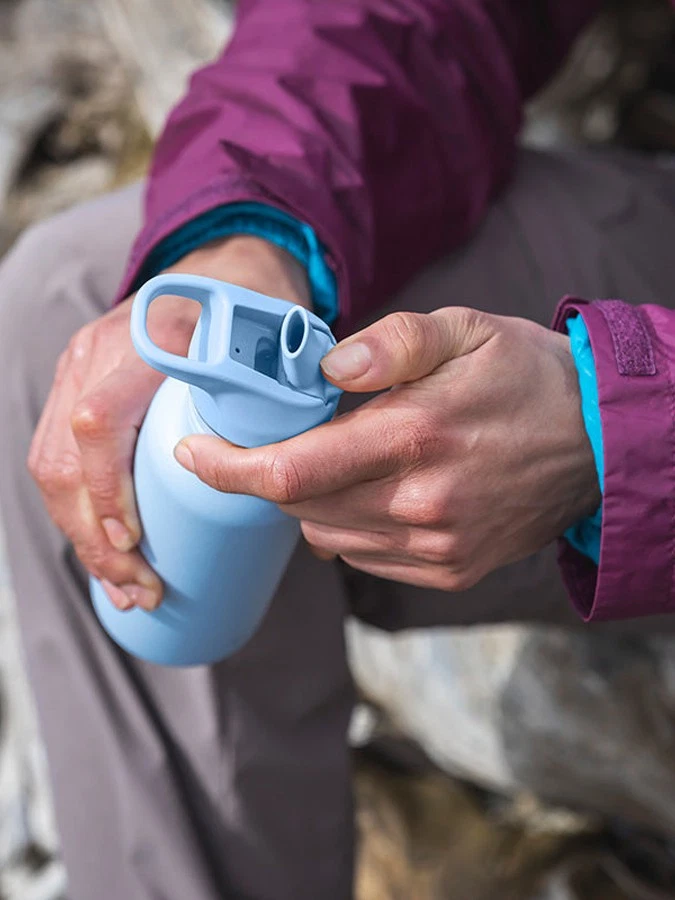 Klean Kanteen Classic 532ml Water Drinks Bottle With Flip Seal Sports Cap  - Image 1 of 4