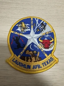 Vintage Laughlin AFB Texas bestickter Aufnäher Patch - US Air Force - Bild 1 von 11