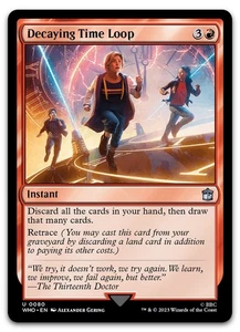 Decaying Time Loop #80 (Nuevo) Doctor Who WHO Magic Magic The Gathering - Imagen 1 de 2