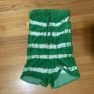 Costume da bagno Juicy Couture Pam Gela spiaggia piscina copricostume vestito verde petite - Foto 1 di 11