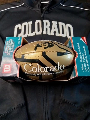 Colorado Buffalos Full Zip Jacket Adult Size (XL) and Football!!! - Image 1 of 4