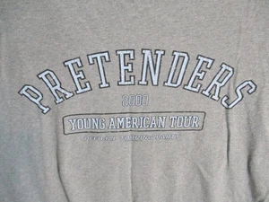 Vintage 2000 Pretenders Young American Tour Shirt Rock tee XL Gray - Picture 1 of 8