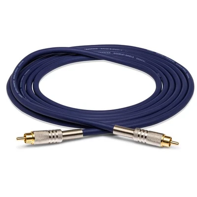 Hosa Technology 6.6' S/PDIF Spring Strain Relief RCA Male to RCA Male Cable with Foto 1 de 3