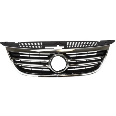 For Volkswagen Tiguan Grille Assembly 2009-2011 Chrome Shell/Painted Black - Image 1 of 4