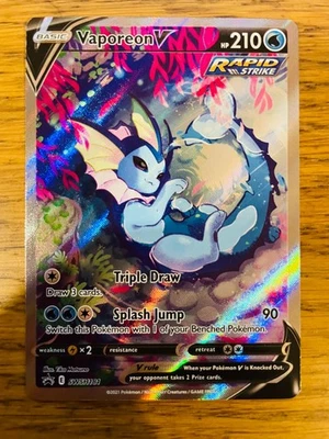 N-MINT! Vaporeon V SWSH181 Sword & Shield Premium Collection Promo Pokemon Card! - Image 1 of 4