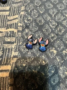 Stitch Croc Jibbitz Bundle Charms Lot Of 2 - Picture 1 of 1