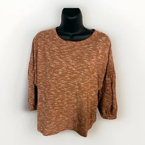 Ginger g Rundhals Pullover Pulli Ballonärmel rost Größe M - Bild 1 von 5