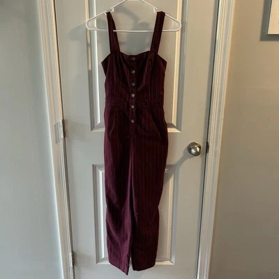 HOLLISTER one piece jumpsuit Burgundy Colored Size XS - Image 1 of 4