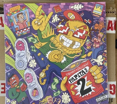 Estee Nack X Giallo Point  Papitas 2 Splatter Vinyl LP Daupe - Image 1 of 2