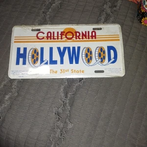 Etiqueta de auto California Hollywood no para usar en auto - Imagen 1 de 4