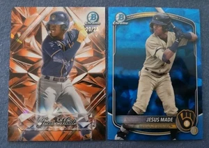 Bowman 2025 Cromo Zafiro Selecciones Jesús Naranja Refractor 20/25 Plus Base - Imagen 1 de 7