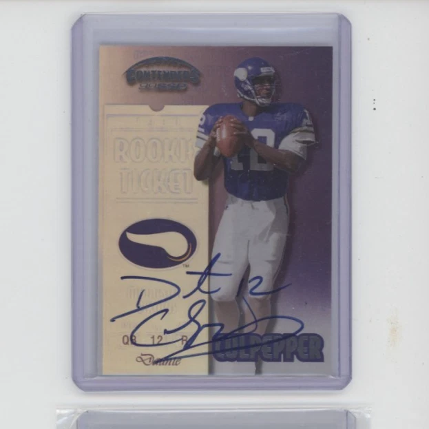 1999 Playoff Contenders /1025 Daunte Culpepper #156 Rookie Auto RC AUTOGRAPH SSD - Image 1 of 2