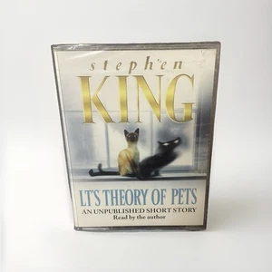 Stephen King LT’s Theory of Pets Cassette Audiobook 2001 Live Reading New Sealed - Bild 1 von 2