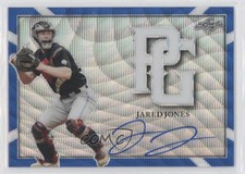 2021 Leaf Perfect Game National Showcase Metal Blue Wave /9 Jared Jones Auto
