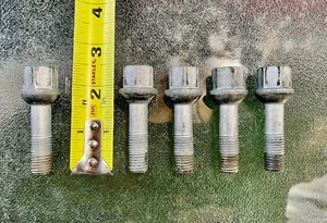 MERCEDES BENZ W210 LUG NUT BOLTS SCREW E320 E300 E430 96-02 WHEEL RIM (5 Pieces) - Picture 1 of 7
