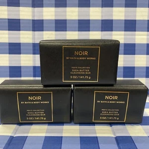 3 Pack - NOIR Shea Butter Cleansing Bar 5 Oz Soap - Bath And Body Works (Men�s) - Picture 1 of 2