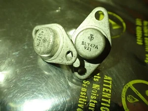 TEXAS RF power transistor BLY47A x2 Per Sale VINTAGE COMPONENTS - Picture 1 of 3