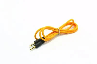 3.5mm AUX Auxiliary Male to Male Plain Stereo Audio Cable for PC iPod MP3 CAR - Image 1 of 2