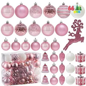 Joiedomi 66 Pcs Christmas Assorted Ornaments, Shatterproof Christmas Ornaments - Picture 1 of 9