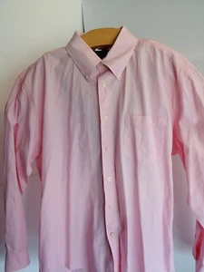 Tommy Hilfiger Golf Mens Long Sleeve Pink Button Down Dress Shirt XL - Picture 1 of 5
