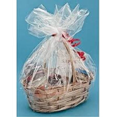 25 FOGLI TRASPARENTI CELLOPHANE 100x130 per confezioni cesti NATALE regali fiori