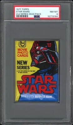1977 Topps Star Wars Series 2 Wax Pack PSA 8!! - Image 1 of 2