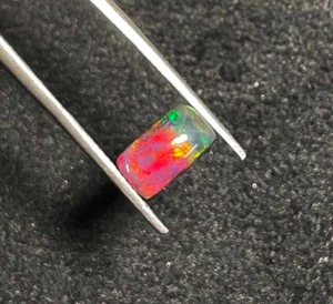 Natural Black Opal Cushion Cabochon Loose Gemstone 5*9 MM 0.90 CT - Picture 1 of 7