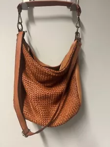 Italian leather woven handbag - Picture 1 of 16