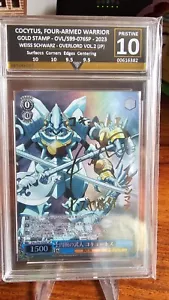 Weiss OVERLORD VOL.2 COCYTUS, FOUR-ARMED WARRIOR OVL/S99-076SP SP JP Graded 10 - Picture 1 of 2