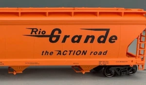 HO Accurail 2034 Centerflow 3-Bay ACF Cvd Hopper D&RGW #15595 HO4349 - Picture 1 of 8