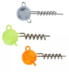 Balzer Shirasu Screw Jig 5-30g / 3-5 Stück UV Schraubkopf Jigkopf mit Spirale - Bild 1 von 4