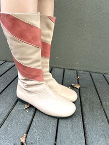 Pink camper girls knee high boots - Picture 1 of 6
