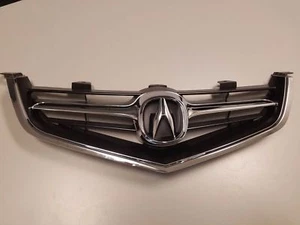 Fits ACURA TSX 2004 2005 GRILLE GRILL w/ CHROME MOLDING w/ OEM EMBLEM - Picture 1 of 3