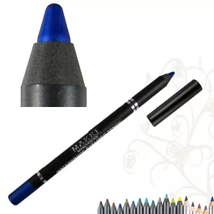 MAKKI BLUE GLIDE WATERPROOF EYELINER PENCIL SUPER LONG STAY SMOOTH EYE LINER - Picture 1 of 1