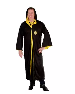 Unisex Adult Hogwarts Cloack Robe Deluxe Harry Potter Wizard Costume Underboss - Picture 1 of 12
